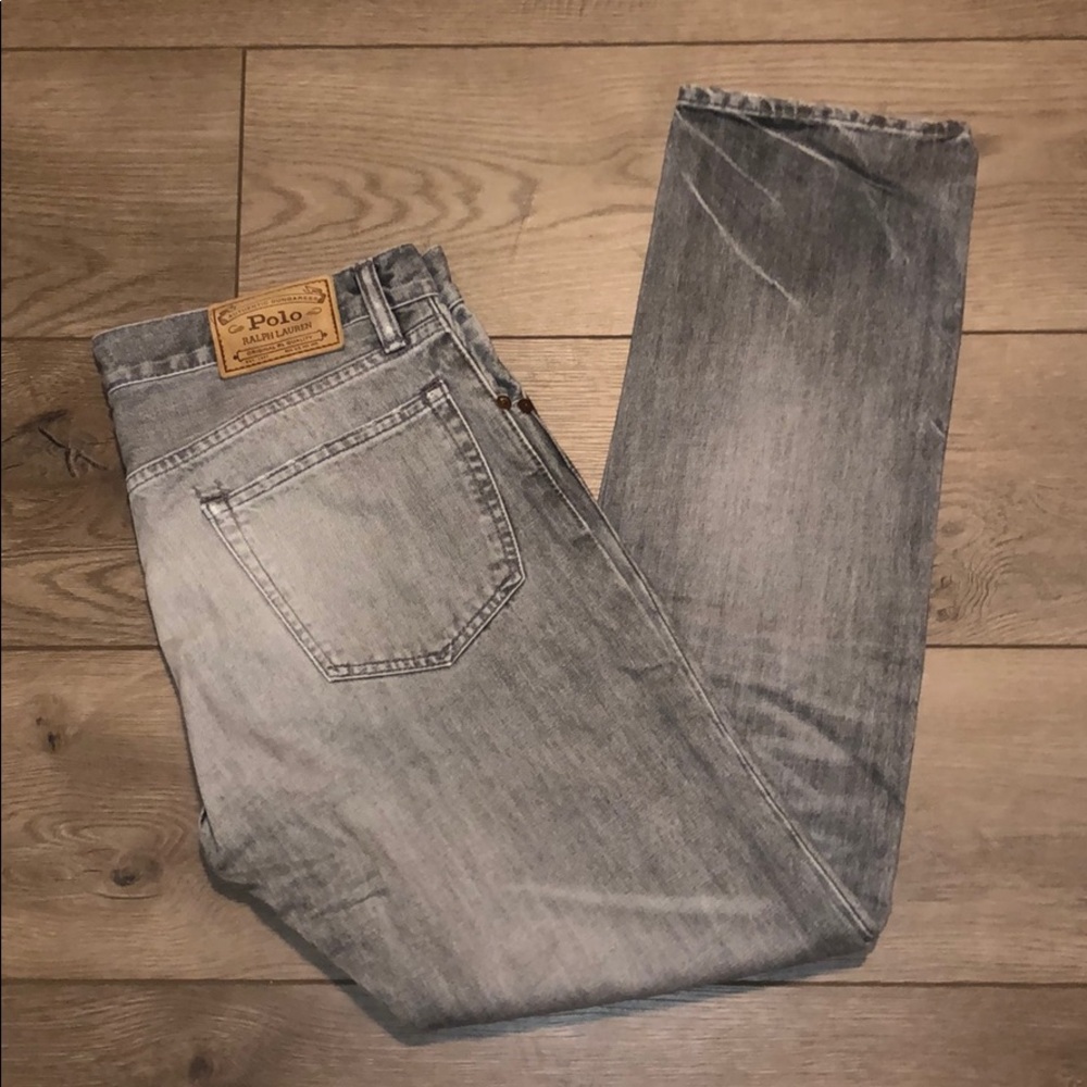 Polo Ralph Lauren Gray Slim Straight Denim